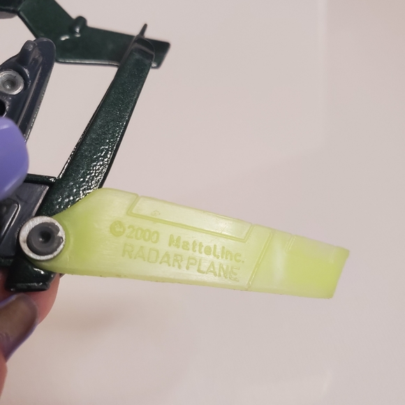 Vintage 2000- Mattel Radar Plane (Glow in the Dark) - Picture 5 of 9